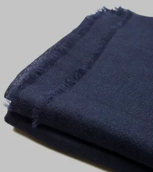 Cashmere Scarf Navy