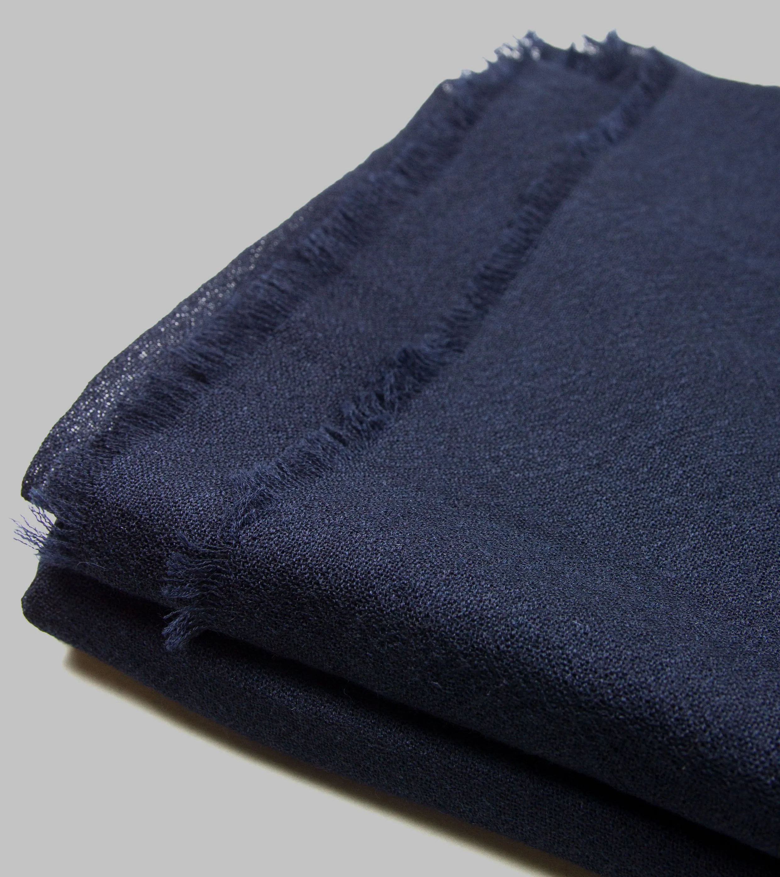 Cashmere Scarf Navy