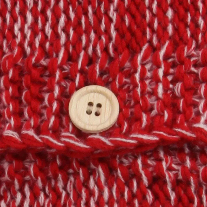 iLLASPARKZ Button Accented Two Tone Knit Infinity Snood Scarf