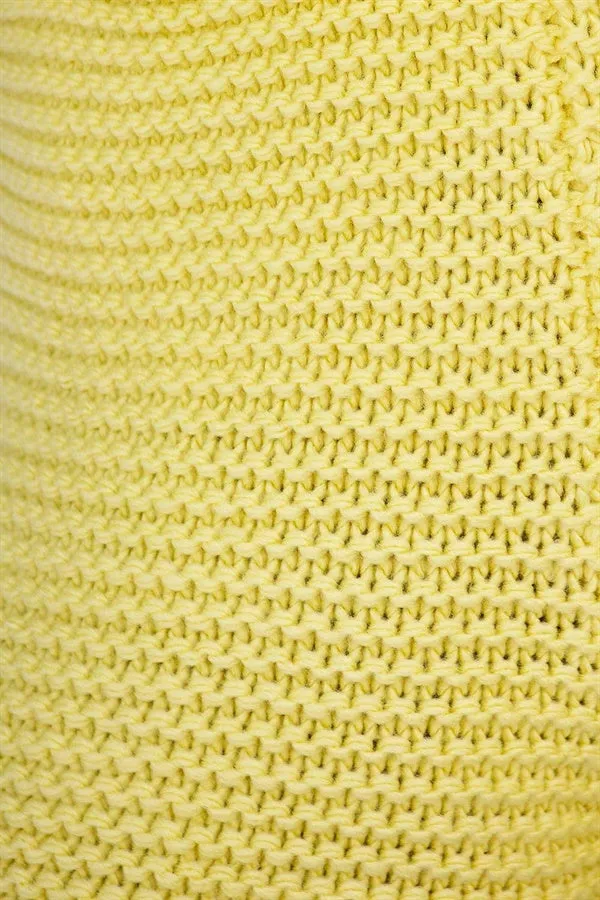 Noelle Knit Sweater - Lemon