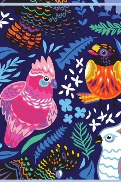 Oiseaux Art Silk Scarf
