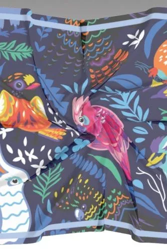 Oiseaux Art Silk Scarf