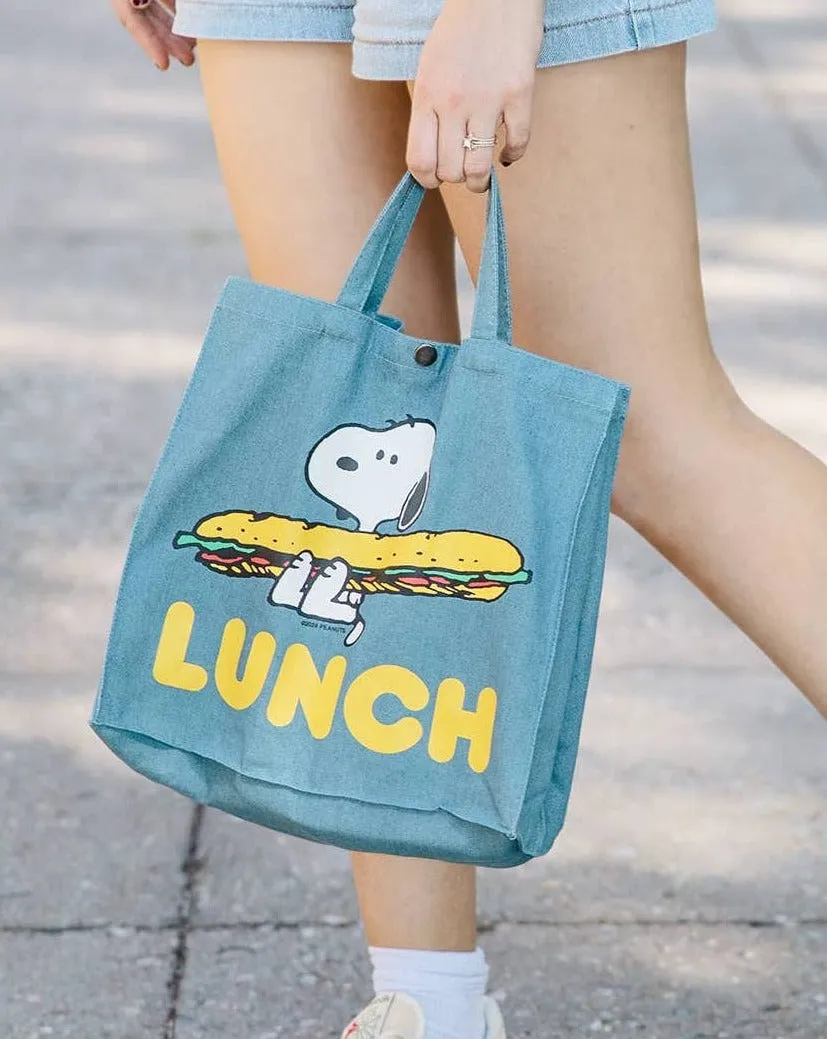 Snoopy Lunch  Market Tote