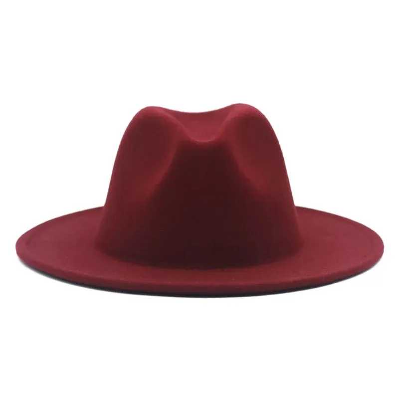 Solid Fedora Hat