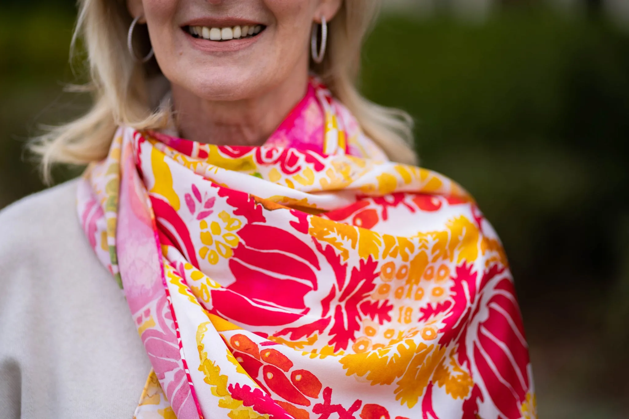 Tangibles Italian Silk Scarf