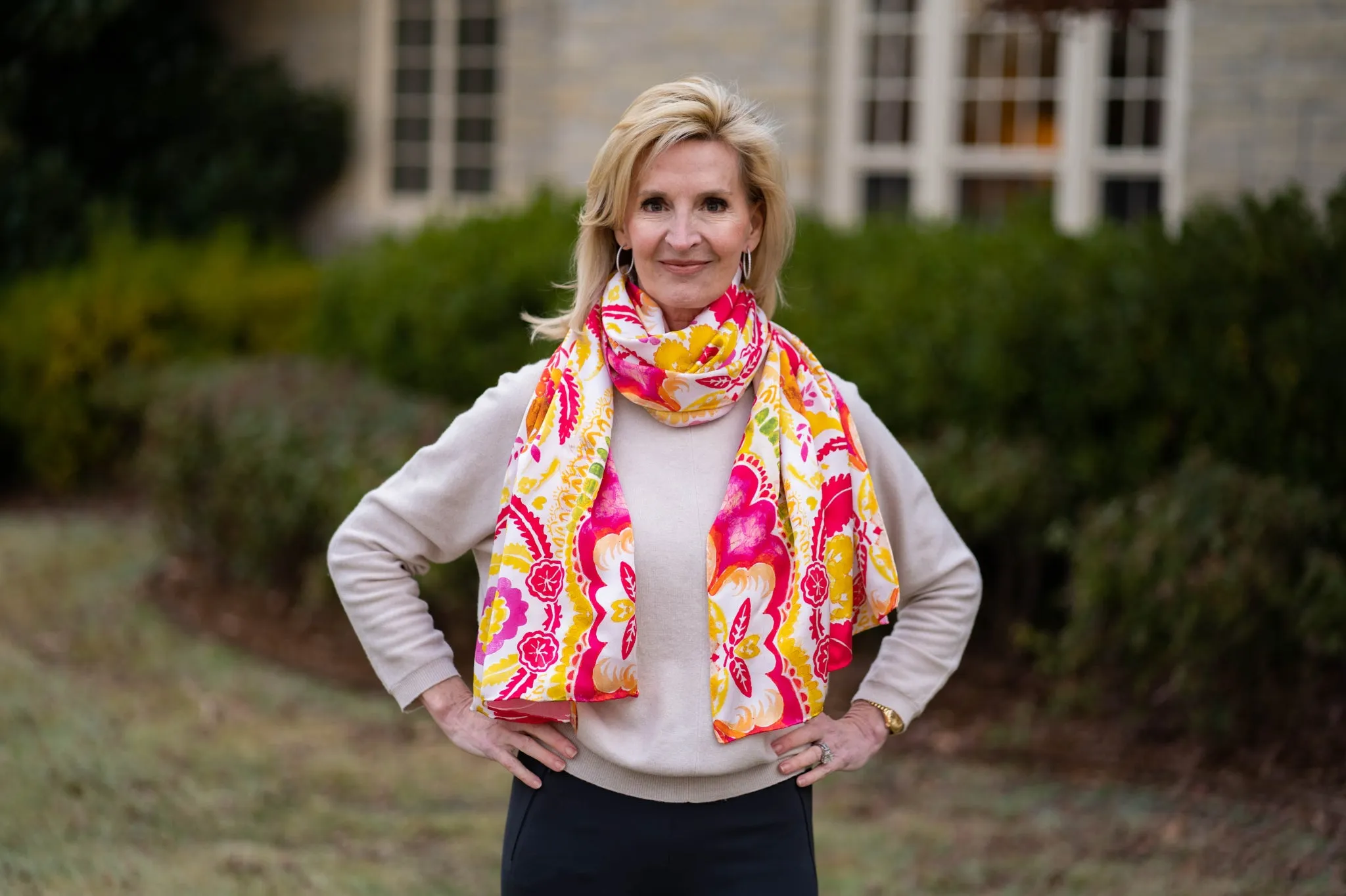 Tangibles Italian Silk Scarf