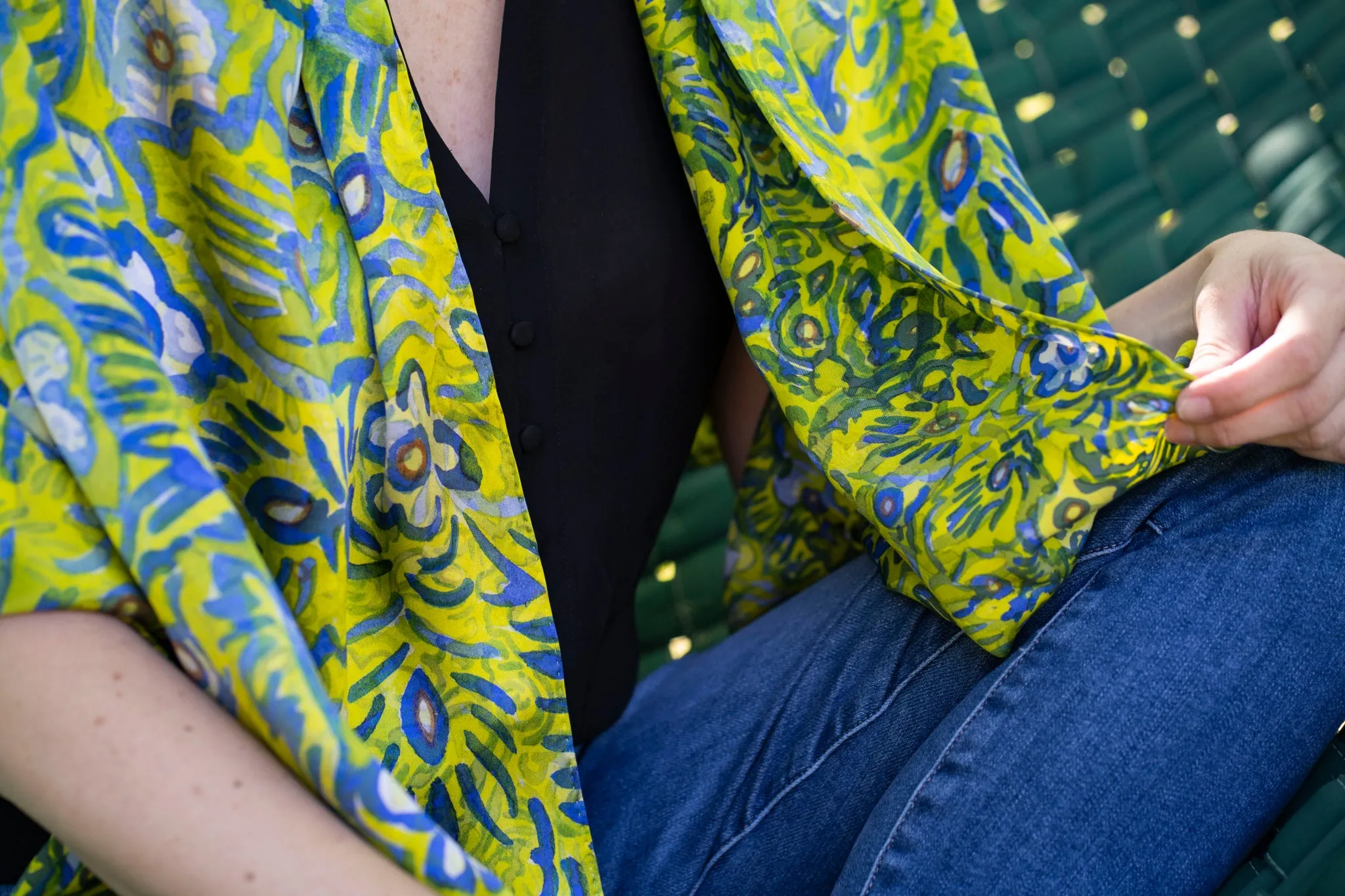 Wall flower Italian Silk Scarf